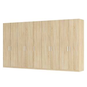 Drehtürenschrank SKØP I Eiche Sonoma Dekor - 405 x 222 cm - 9 Türen - Comfort