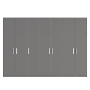 Armoire à portes battantes Skøp I Graphite - 315 x 222 cm - 7 portes - Premium