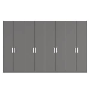 Armoire à portes battantes Skøp I Graphite - 360 x 222 cm - 8 portes - Basic