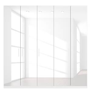 Armoire à portes battantes Skøp I Blanc brillant - 225 x 222 cm - 5 portes - Classic
