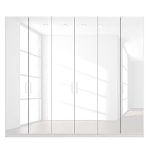 Armoire à portes battantes Skøp I Blanc brillant - 270 x 236 cm - 6 portes - Basic