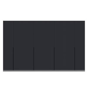 Armoire à portes battantes Skøp I Verre mat noir - 360 x 222 cm - 8 portes - Classic