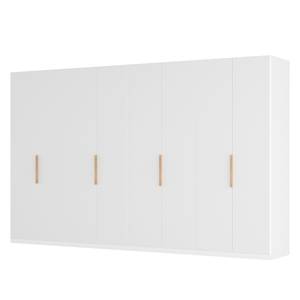 Armoire à portes battantes Skøp I Verre mat blanc - 360 x 236 cm - 8 portes - Premium