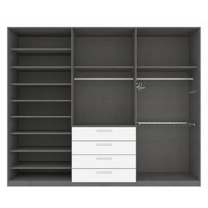 Drehtürenschrank SKØP II Alpinweiß - 270 x 236 cm - 6 Türen - Premium