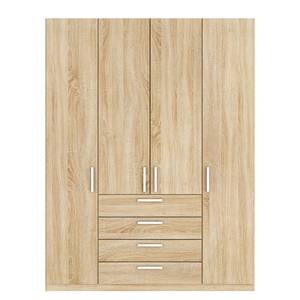 Drehtürenschrank SKØP II Eiche Sonoma Dekor - 181 cm (4-türig) - 236 cm - Basic - 181 x 236 cm - 4 Türen - Basic