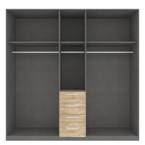 Drehtürenschrank SKØP II Eiche Sonoma Dekor - 225 cm (5-türig) - 236 cm - Basic - 225 x 236 cm - 5 Türen - Basic