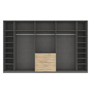 Drehtürenschrank SKØP II Eiche Sonoma Dekor - 360 cm (8-türig) - 236 cm - Classic - 360 x 236 cm - 8 Türen - Classic