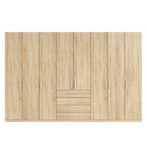 Drehtürenschrank SKØP II Eiche Sonoma Dekor - 360 cm (8-türig) - 236 cm - Premium - 360 x 236 cm - 8 Türen - Premium