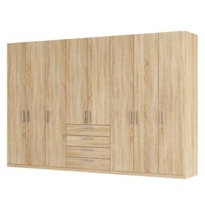 Drehtürenschrank SKØP II Eiche Sonoma Dekor - 360 cm (8-türig) - 236 cm - Comfort - 360 x 236 cm - 8 Türen - Comfort