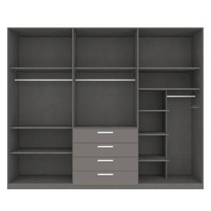 Drehtürenschrank SKØP II Graphit - 270 x 222 cm - 6 Türen - Classic