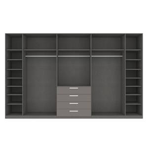 Drehtürenschrank SKØP II Graphit - 360 x 236 cm - 8 Türen - Classic