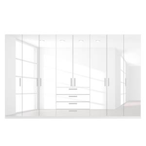 Armoire à portes battantes Skøp II Blanc brillant - 360 x 222 cm - 8 portes - Classic