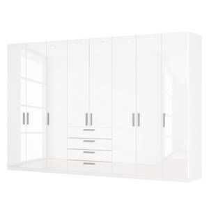 Drehtürenschrank SKØP II Hochglanz Weiß - 360 x 236 cm - 8 Türen - Basic