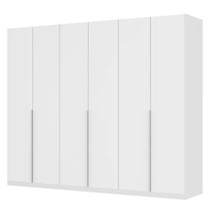 Drehtürenschrank SKØP II Mattglas Weiß - 270 x 222 cm - 6 Türen - Premium