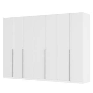 Armoire à portes battantes Skøp II Verre mat blanc - 315 x 222 cm - 7 portes - Basic