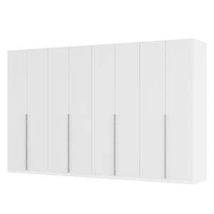 Armoire à portes battantes Skøp II Verre mat blanc - 360 x 222 cm - 8 portes - Classic