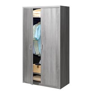 Drehtürenschrank Soft Plus II Silbereiche Dekor