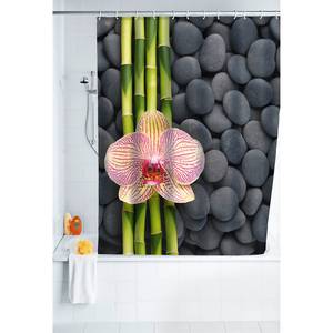 Rideau de douche Spa Fibres synthétiques - Gris / Vert