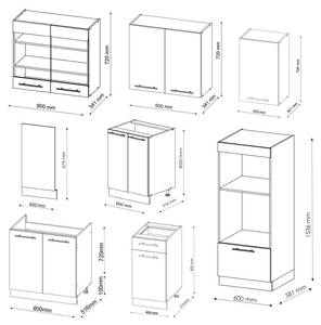 cuisine Fame-Line 52 x 207 cm