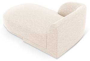 Chaiselongue MILEY Hochglanz Beige