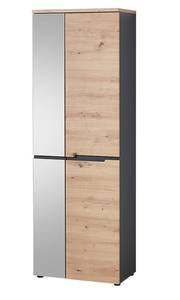 Garderobenset Melbourne (5-teilig) Braun - Grau - Holzwerkstoff - 255 x 192 x 38 cm