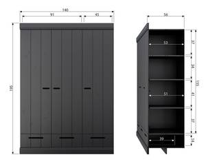 Armoire Connect Noir