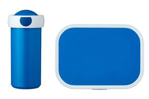 Lunchset VB Campus 2-teilig Blau - Kunststoff - 8 x 19 x 21 cm