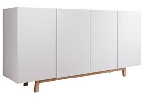 Sideboard Siena Weiß - Holzwerkstoff - 160 x 79 x 40 cm