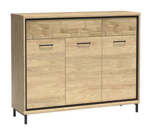 Sideboard MEDIOLANE Braun - Holzwerkstoff - 135 x 111 x 41 cm