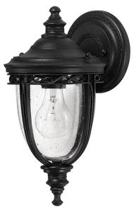 Wandlampe EDMUND Schwarz - Durchmesser: 16 cm