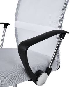 Chaise de bureau BEST Noir - Blanc crème - Gris - Argenté - Blanc