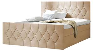 Boxspringbett Sky Lux Beige - Breite: 187 cm