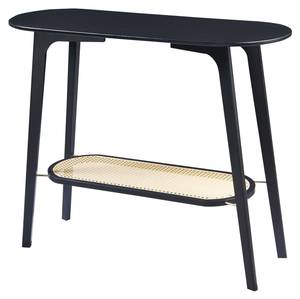 Table console Taivalkoski Noir - Bambou - 100 x 80 x 35 cm