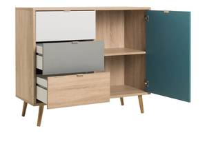 Kommode Cuba Sonoma Eiche Braun - Holzwerkstoff - 103 x 87 x 40 cm