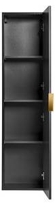 Armoire haute ADEL HC35 1D Noir