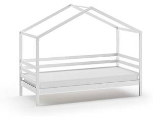 Hausbett PL HB005 Weiß - Massivholz - Holzart/Dekor - 96 x 170 x 210 cm