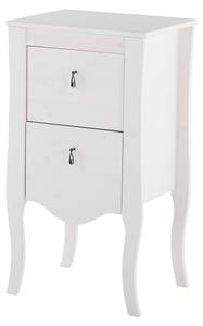 Armoires latérales ELISABETH SCAB45 2D Blanc - Matière plastique - Bois massif - 45 x 82 x 36 cm