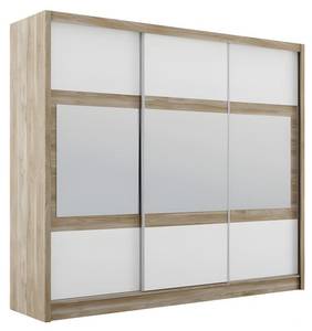 Kleiderschrank LEOVIA Beige - Holzwerkstoff - 61 x 215 x 250 cm