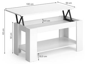 Couchtisch Lorenz Weiß Weiß