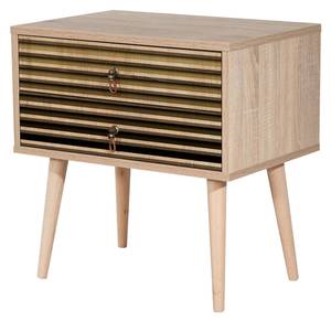 Nachttisch Dfiorill Braun - Holzwerkstoff - 40 x 61 x 60 cm