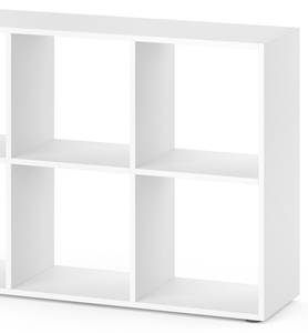 Raumteiler Weiß - Holzwerkstoff - 72 x 107 x 29 cm