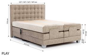 Boxspringbett PLAY (mit Elektromotor) Breite: 147 cm