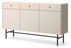 Sideboard DIVENOS Grau - Holzwerkstoff - 155 x 90 x 39 cm