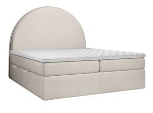 Boxspringbett Half Moon Beige - Breite: 120 cm