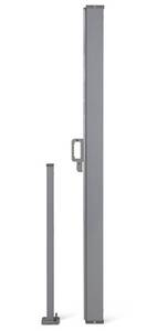 Ausziehbare Seitenmarkise Beige - Kunststoff - 170 x 170 x 300 cm