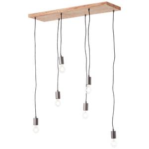 Hängelampen 18211920911 1 Braun - Holz teilmassiv - 80 x 125 x 25 cm