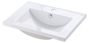 Waschtisch-Unterschrank mit Waschbecken Weiß - Holzwerkstoff - 61 x 61 x 46 cm