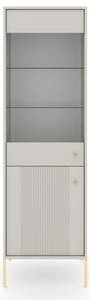 Vitrinenschrank ISEO SC54 2D Beige - Gold