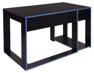 Schreibtisch J26 Schwarz - Blau