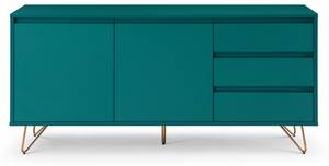 Sideboard Sofia Blau - Holzwerkstoff - 150 x 70 x 40 cm